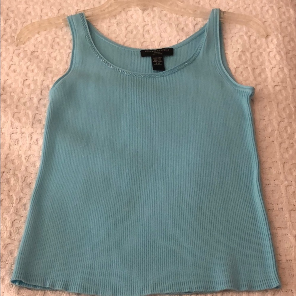 Blue tank top